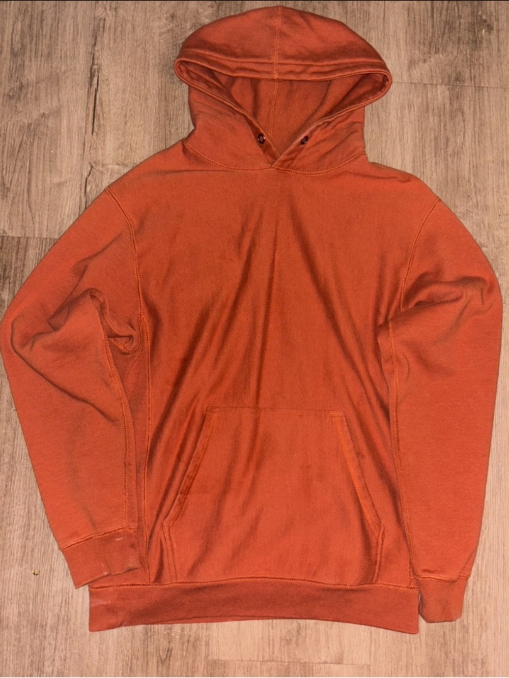 PALACE Men's Rust Orange Zip-Up Hoodie